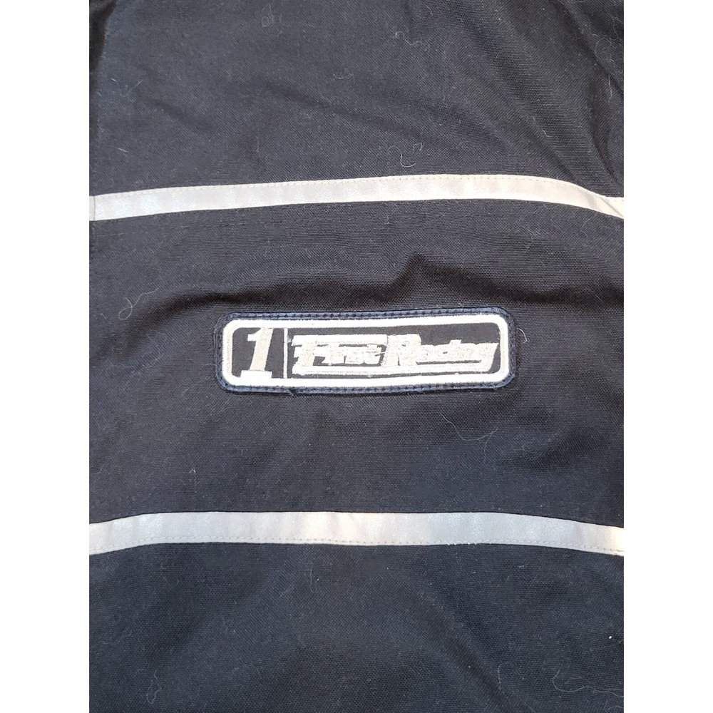 First Racing Motorcycle Jacket Mens Size L Scotchlite 3M Arm Shield - Picture 3 of 6